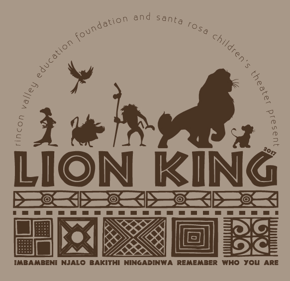 Lion King t shirt illustration