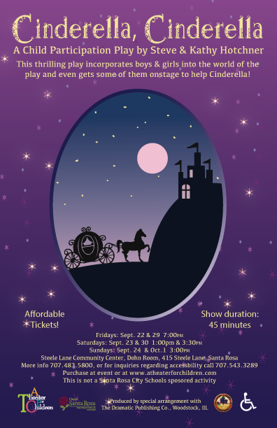 Cinderella, Cinderella poster illustration and layout