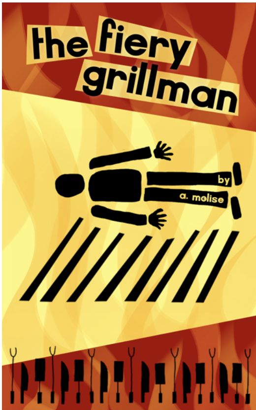 The Fiery Grillman book cover illustration
