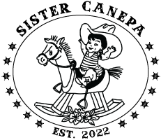 Sister Canepa baby shower memento illustration